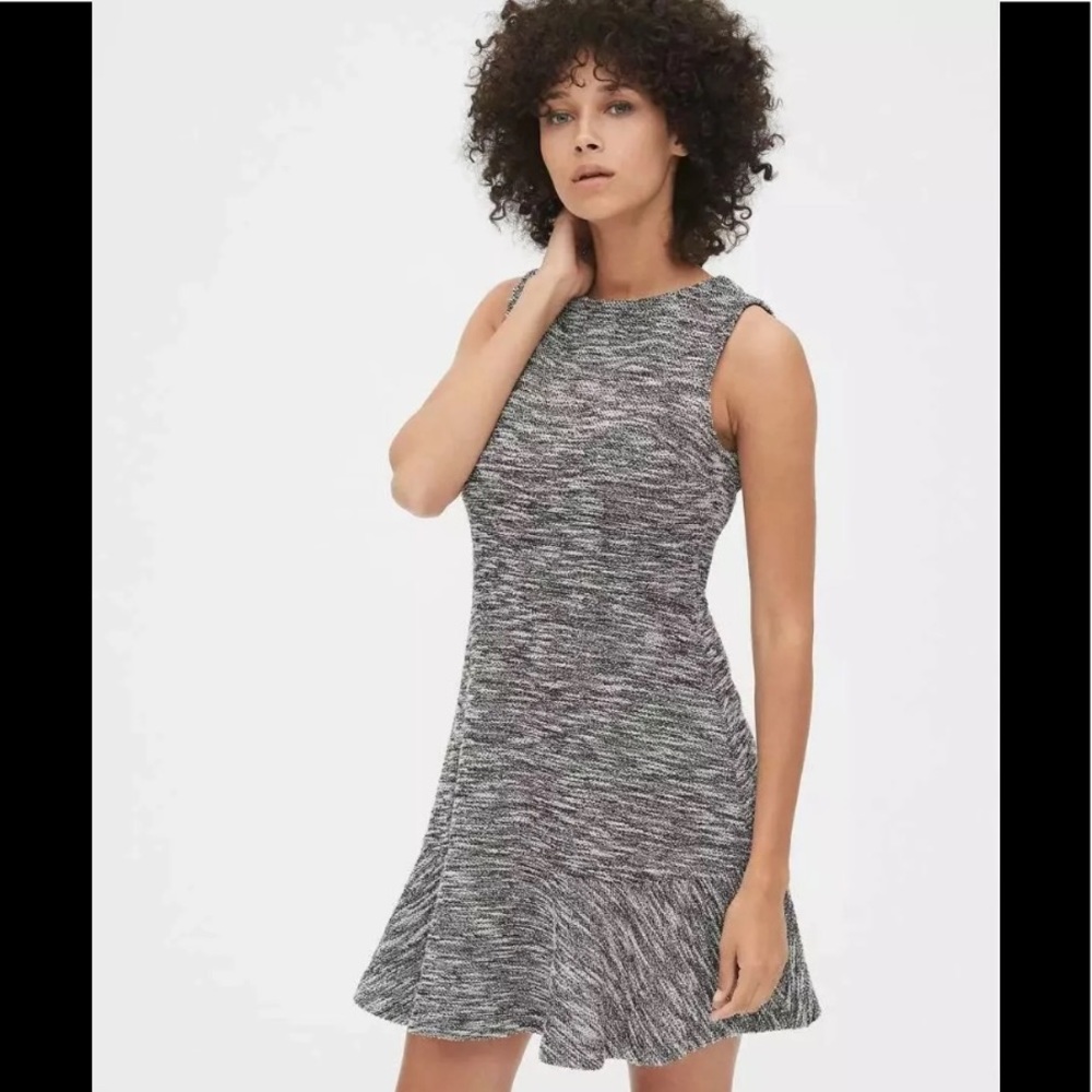 NWT Gap Tweed Grey Marled Dress
